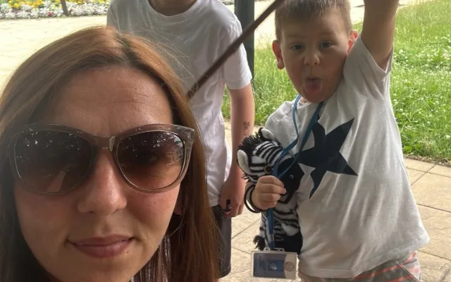 Kuba s Matyskem a maminkou