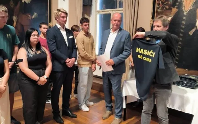 Chebská škola otevřela nový maturitní obor zaměřený na budoucí hasiče.