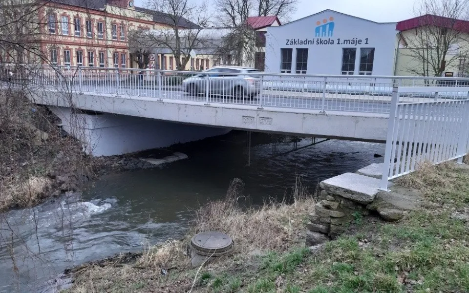 Most kpt. Jaroše v Karlových Varech - Dvorech