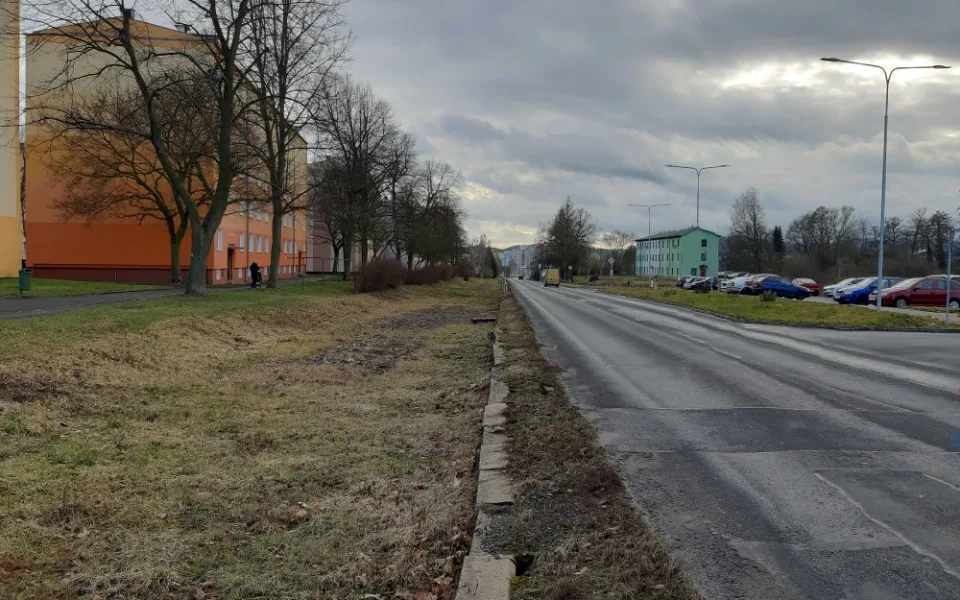 Jáchymovská ulicie v Ostrově