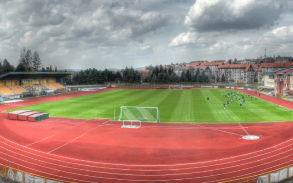 Areál fotbalového klubu Baník Sokolov