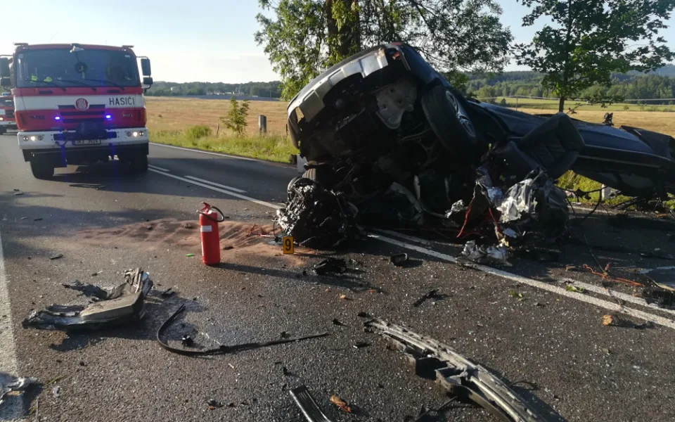 Řidič nezvládl řízení a narazil do stromu, zraněním podlehl
