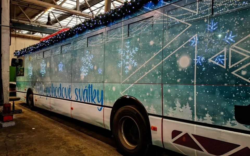 Vánoční bus_polep