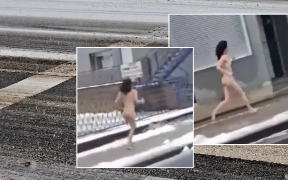 Žena šokovala obyvatele Aše, po ulici pobíhala zcela nahá
