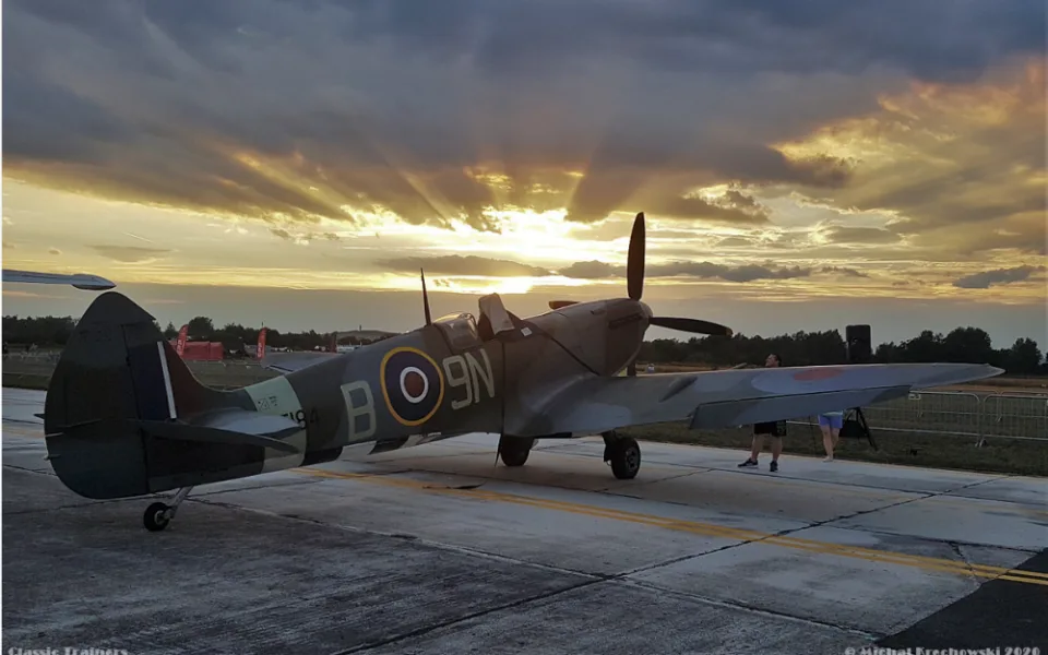 Loni na chebské letiště zavítal i ikonický Spitfire