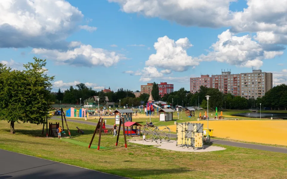 Areál koupaliště Rolava