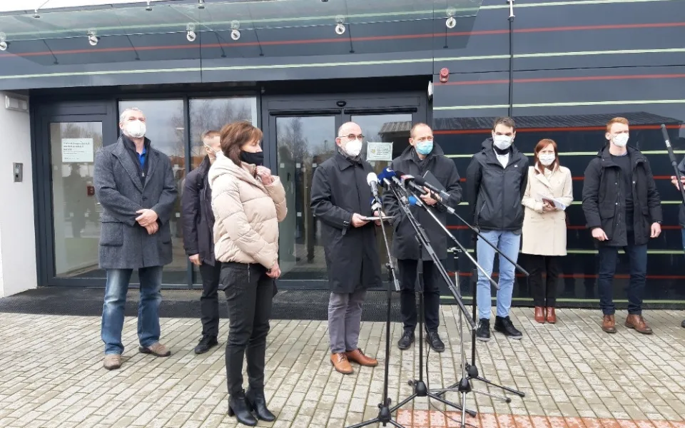 Ministr zdravotnictví Jan Blatný dnes navštívil Cheb