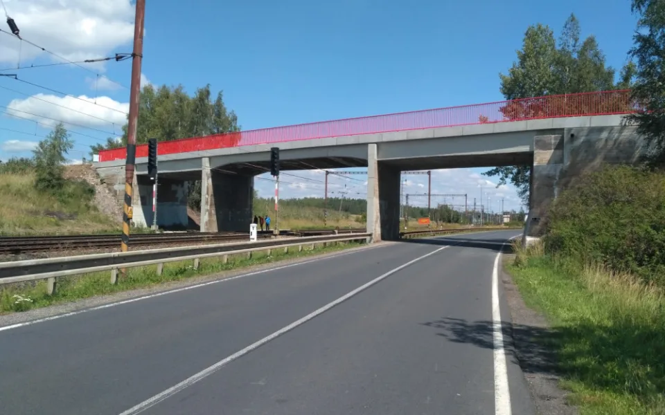 Opravený Antoníský most v Sokolově.