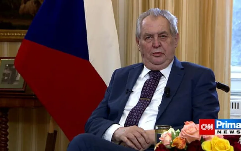 Prezident ČR Miloš Zeman