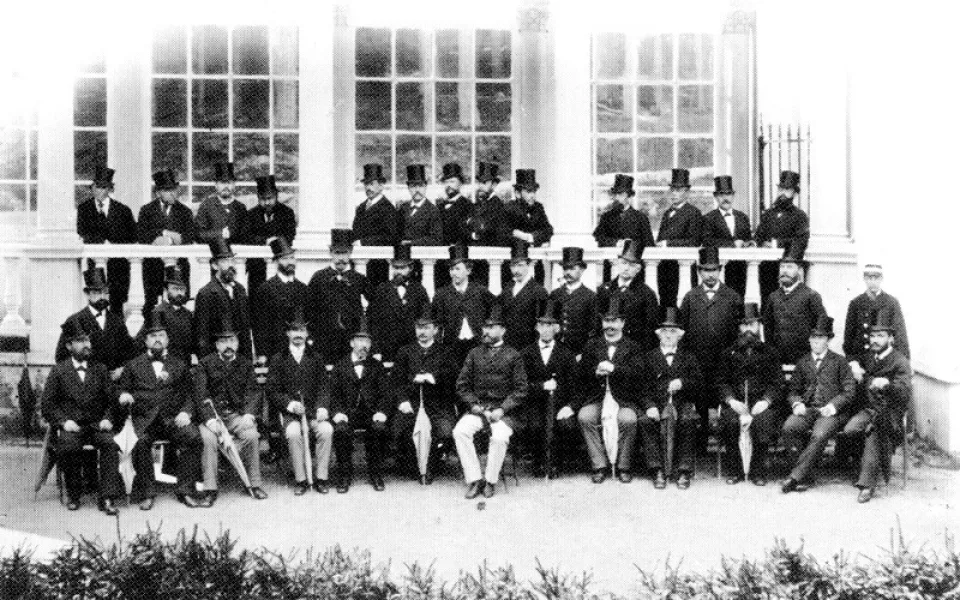 Západočeský symfonický orchestr ve složení z let 1882 -1895