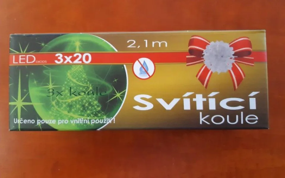 Česká obchodní inspekce nařídila stáhnout z prodeje světelný řetěz. Může být nebezpečný