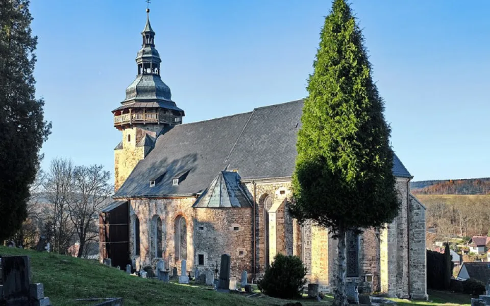 Město Horní Slavkov na Sokolovsku se loni pustilo do opravy kostela sv. Jiřího ze 14. století.