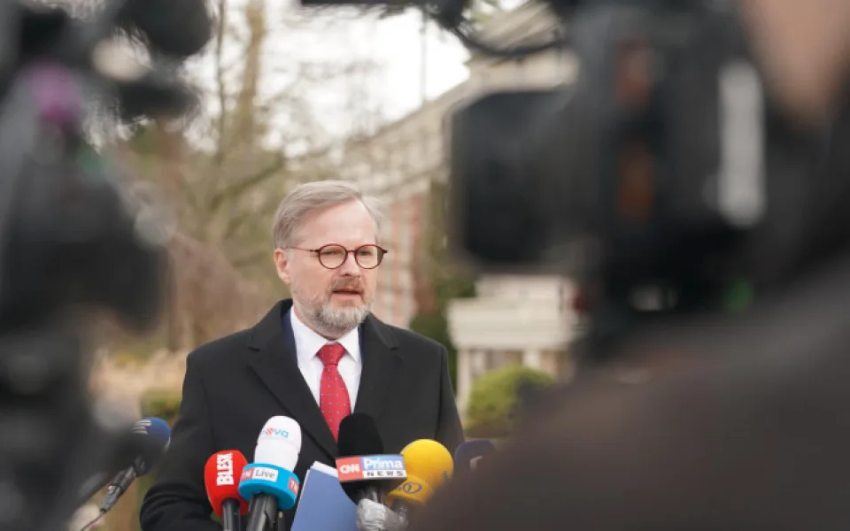 Premiér Fiala navštíví společně s premiéry Polska a Slovinska Kyjev