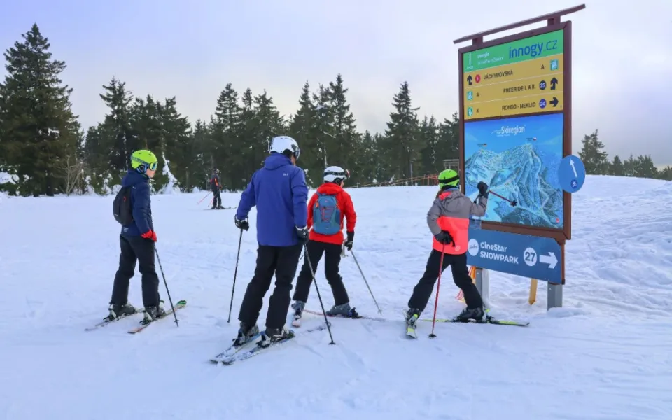V Karlovarském kraji byly dobré podmínky pro lyžování i o víkendu