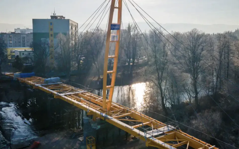 Nová Krejcarová lávka za 70 milionů korun se otevře koncem května