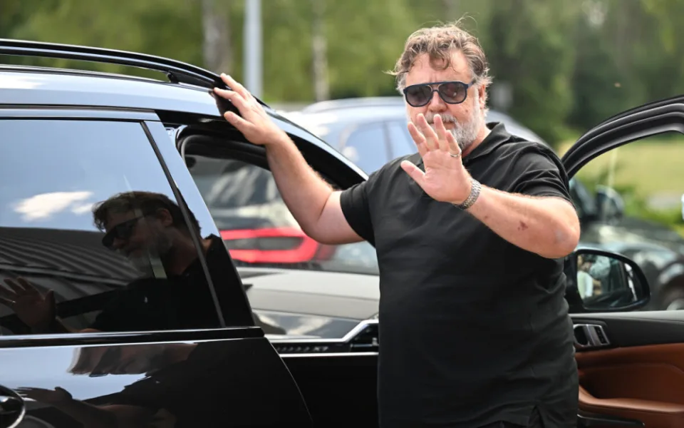 Russell Crowe v Karlových Varech
