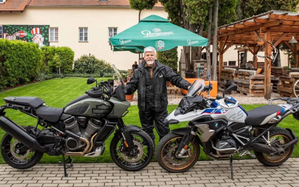 Motorky patří k velké vášni prezidenta Pavla