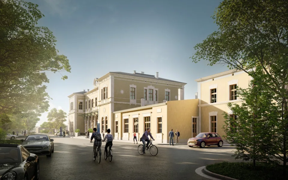 Nádražní budovu ve Františkových Lázních čeká rekonstrukce za 182 milionů korun