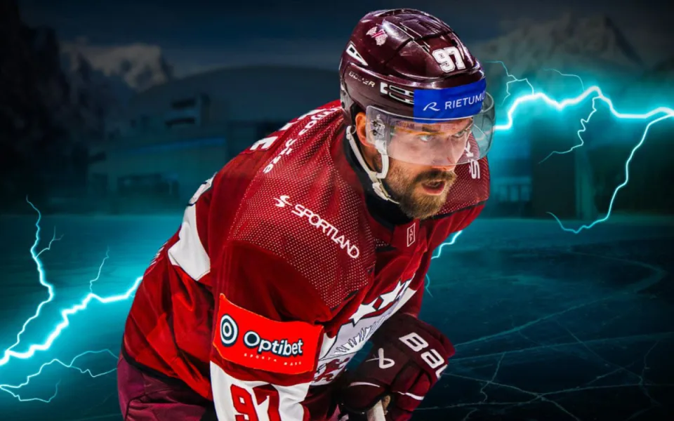 Lotyšský reprezentační útočník Egle se stal posilou hokejistů Karlových Varů. Foto: Se svolením HC Energie Karlovy Vary