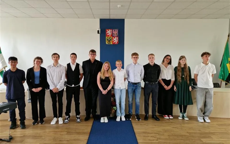 V Sokolově se mimořádně úspěšní žáci a studenti dočkali slavnostního ocenění. Foto: Se svolením města Sokolov
