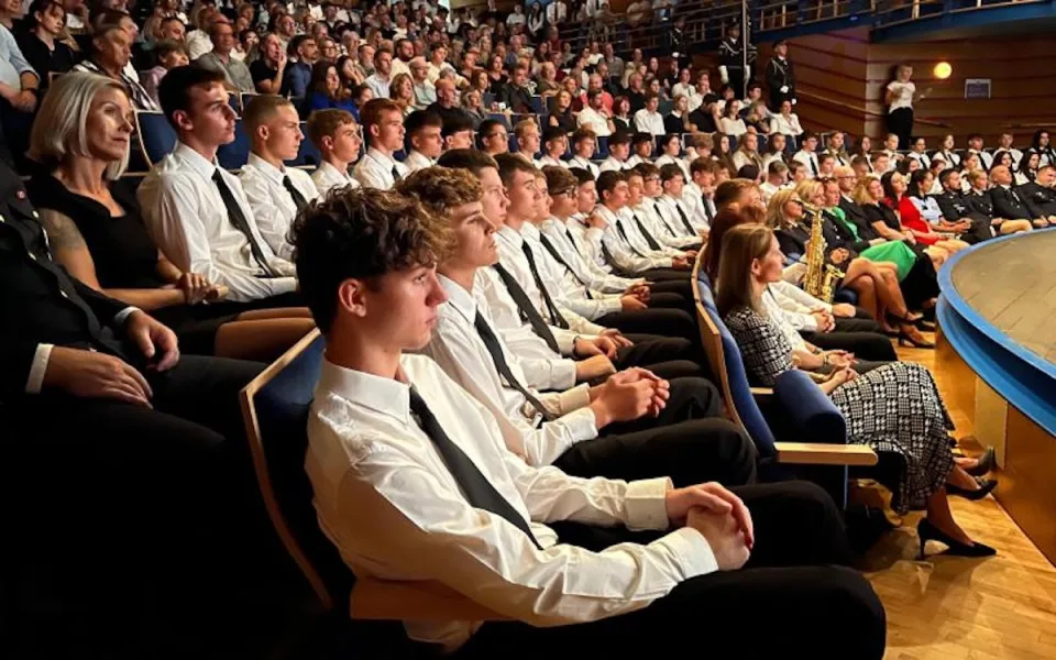 V Sokolově složili studenti policejní školy slavnostní slib.