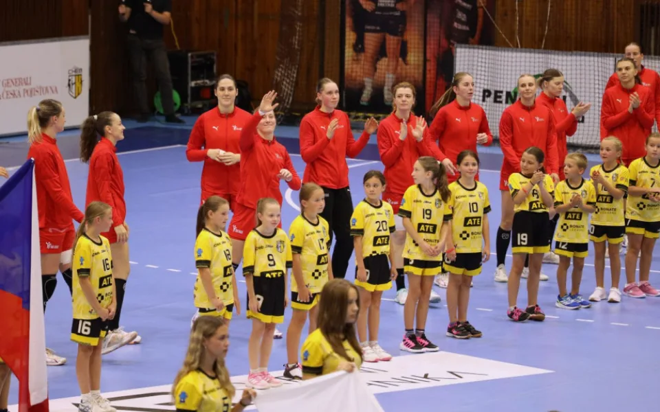 Házenkářky udolaly na turnaji v Chebu Chorvatsko gólem tři sekundy před koncem. Foto: Se svolením Českého svazu házené