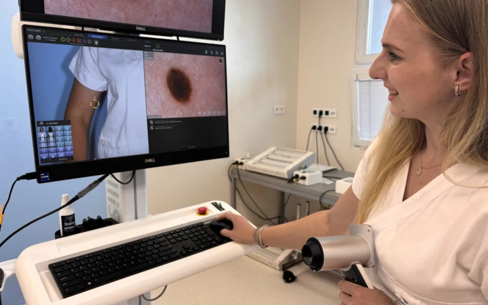 Ilustrační foto dermatoskopu. Foto: Se svolením Nemocnice Jihlava