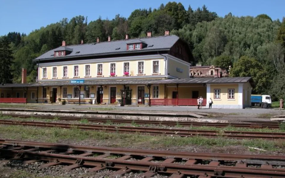 Nádraží v Bečově nad Teplou. Foto: Město Bečov nad Teplou